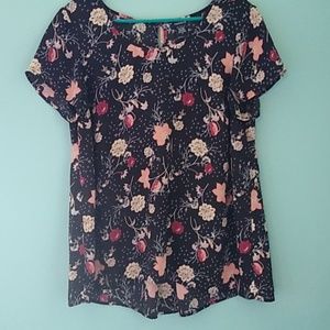 Torrid Floral Blouse